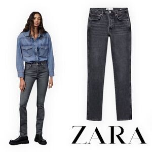ZARA | Gray Marl | ZW THE SLIM FULL LENGTH JEANS